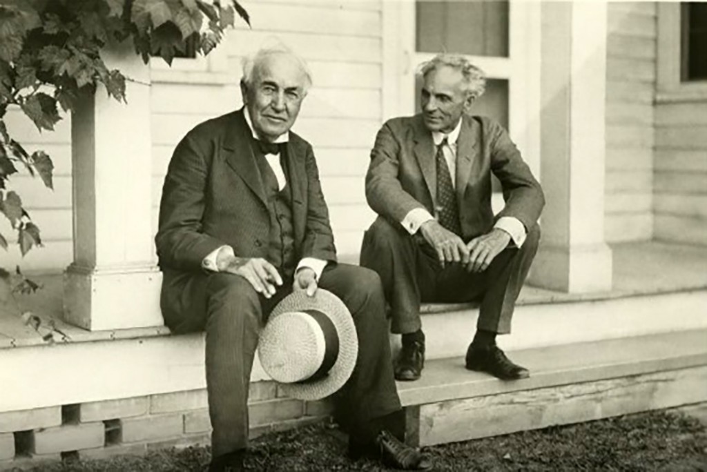 Thomas Alba Edison y Henry Ford